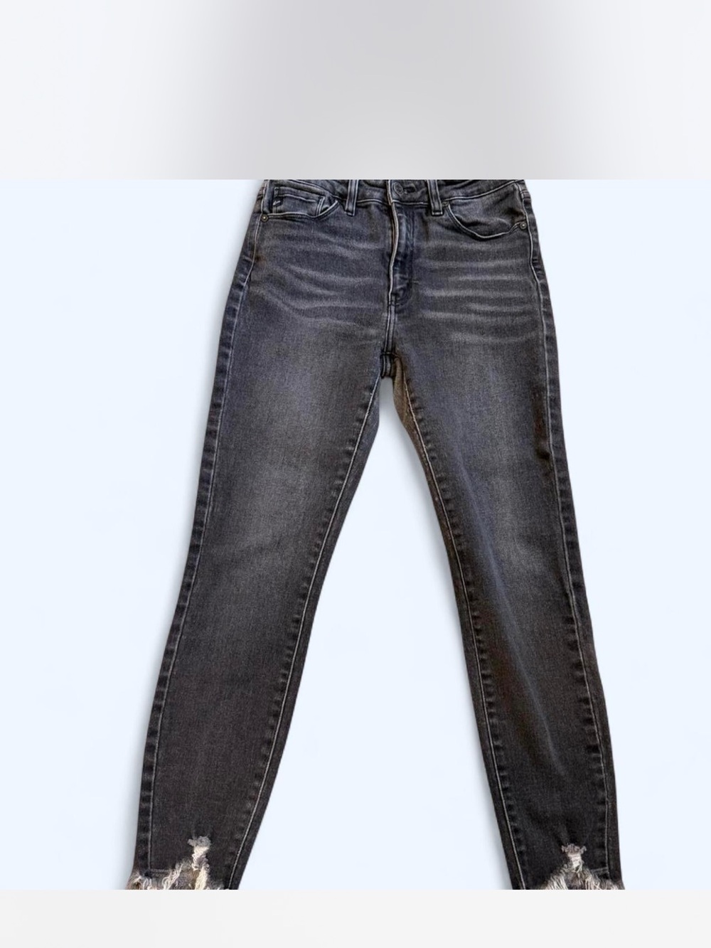 KanCan Washed Charcoal Skinny Jeans